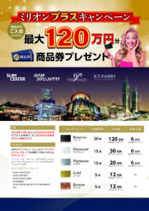 ミリオンプラスキャンペーン