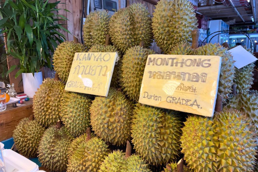 ドリアンの持ち込みは施設のルールに従う