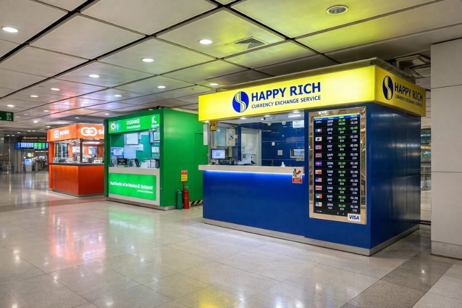 空港では両替はどこでするのがいい？